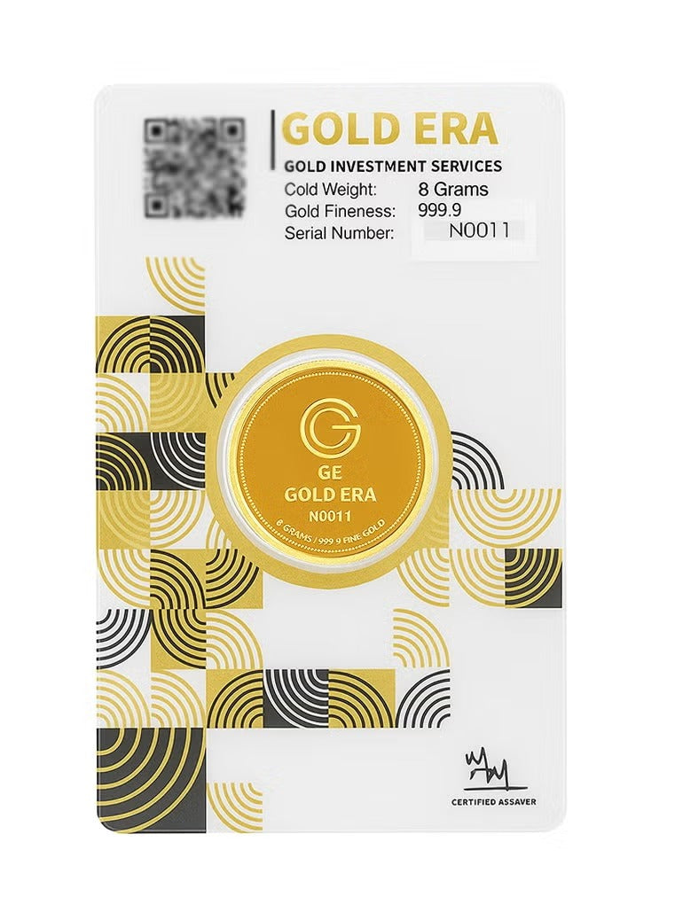 8g Gold Coin 24K (Half Ounce) – UAE in Space Design