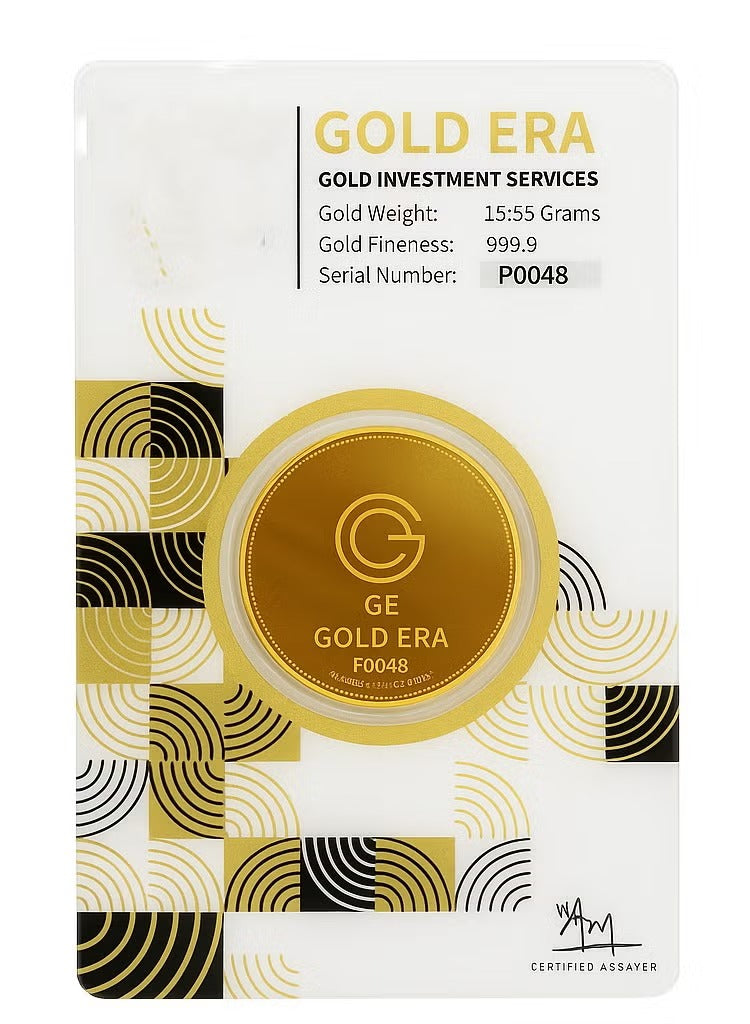 15.55g Gold Coin 24K (Half Ounce) – UAE in Space Design