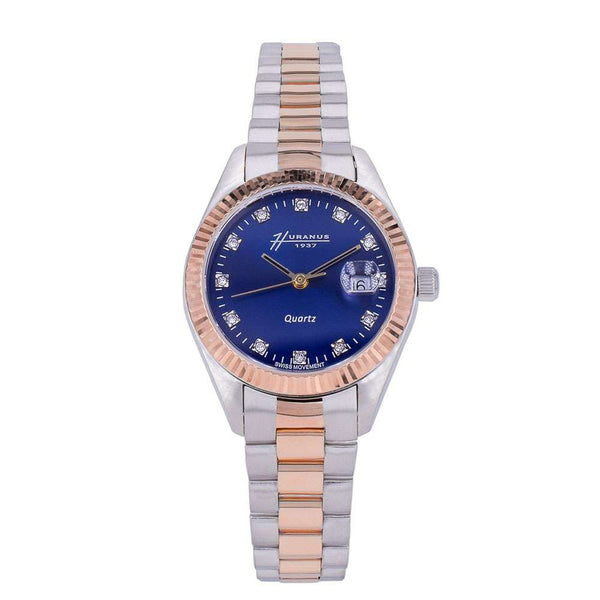 XR Lady watch in 18K rose &amp; white gold | Blu dial