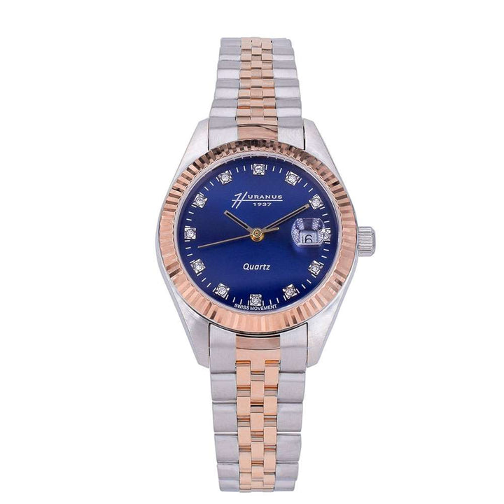 XR Lady watch in 18K rose &amp; white gold | Blu Dial