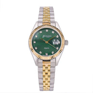 XR Lady watch in 18K yellow & white gold | Green Dial
