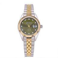 XR Lady watch in 18K yellow & white gold | Olive Green Dial