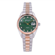 XR Lady watch in 18K rose & white gold | Green Dial