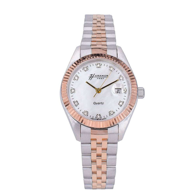 XR Lady watch in 18K rose &amp; white gold | Mother of Pearl Dial