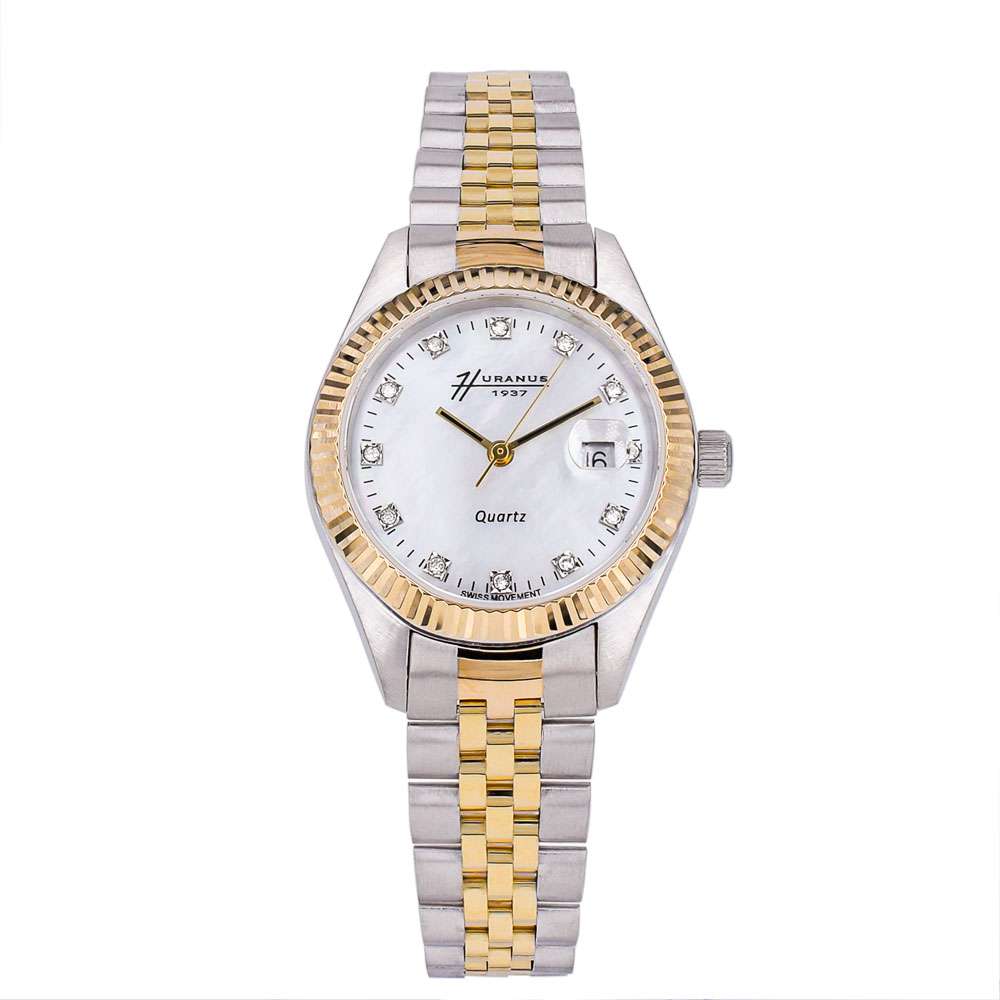 XR Lady watch in 18K yellow &amp; white gold | Mother of Pearl Dial