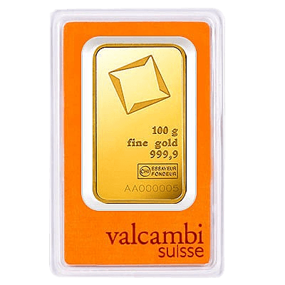 Valcambi  Bars 100 Gram