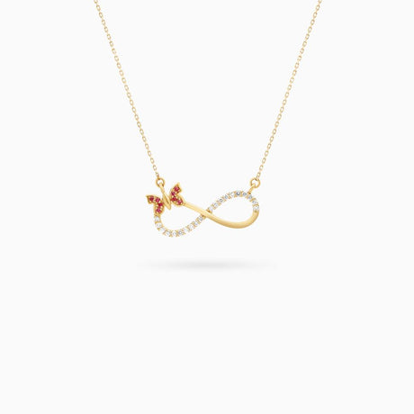 18K Gold 20-Stone Diamond Pendant Necklace – 0.10ct.