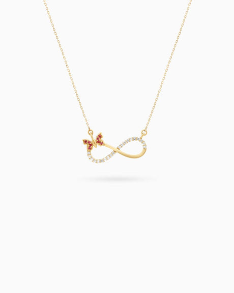 18K Gold 20-Stone Diamond Pendant Necklace – 0.10ct.