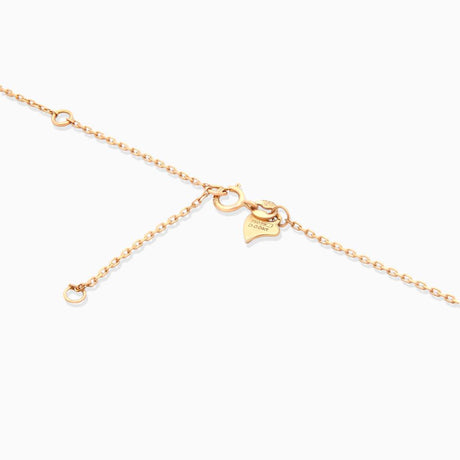 18K Gold 20-Stone Diamond Pendant Necklace – 0.10ct.