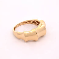 18K Gold Sculpted Band Ring – 2.40g