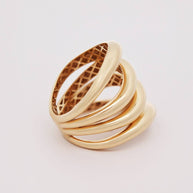 18K Gold Bold Knot-Style Ring – 7 Gram