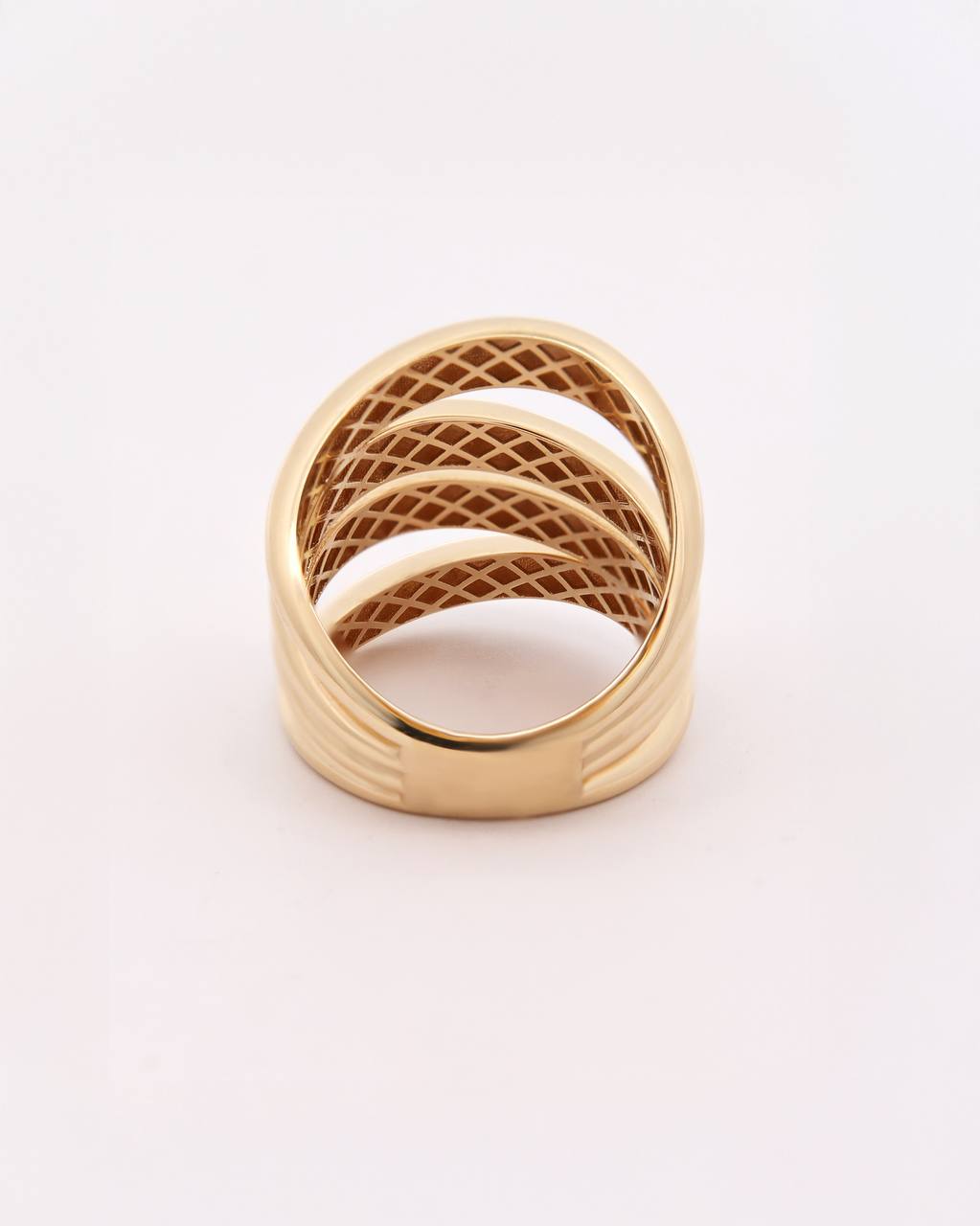 18K Gold Bold Knot-Style Ring – 7 Gram