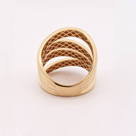 18K Gold Bold Knot-Style Ring – 7 Gram
