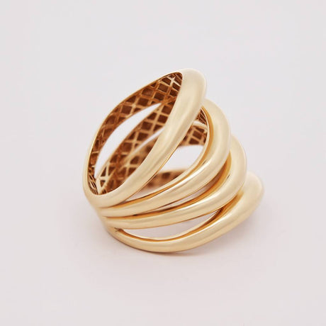 18K Gold Bold Knot-Style Ring – 7 Gram