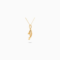 18K Gold Koi Fish Pendant