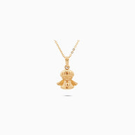 18K Gold Little Angel Pendant