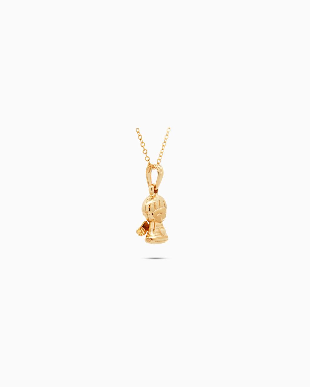 18K Gold Little Angel Pendant