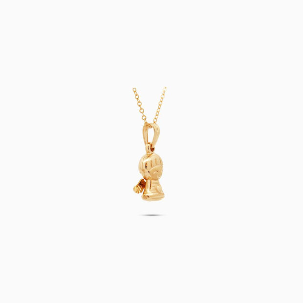 18K Gold Little Angel Pendant
